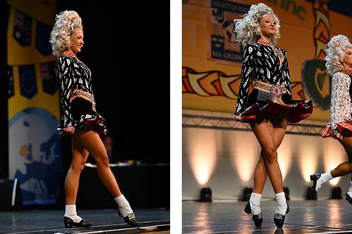 ClientStories-Lucy_1 Lucy competing at the World Irish Dance Championship in Dublin 2025